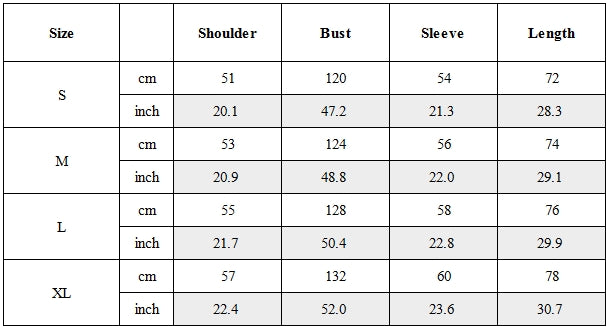 Size Guide for Post-Apocalyptic Heavy-Wash Deconstructed Mandarin Shirt