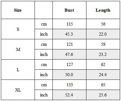 Size Guide for Tactical Water-Repellent Techwear Vest