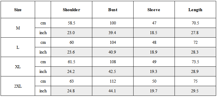 Size Guide for Japanese Techwear Multi-Pocket Drawstring Hoodie