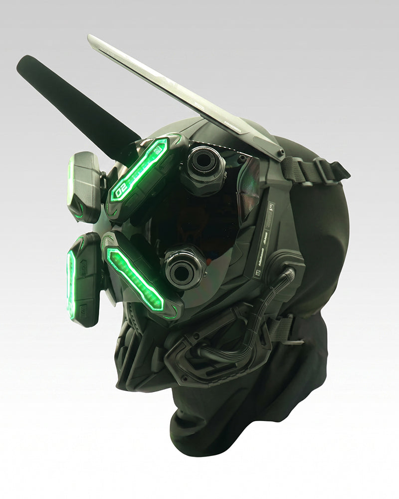 Future Envoy LED Cyberpunk Helmet Mask