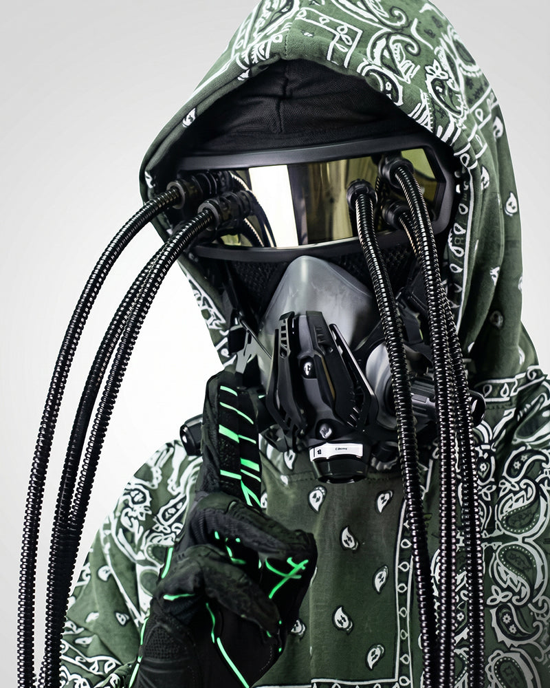 Cyberpunk Dreadlock Science Fiction Glasses