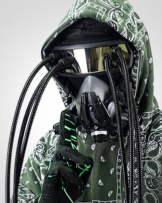 Cyberpunk Dreadlock Science Fiction Glasses