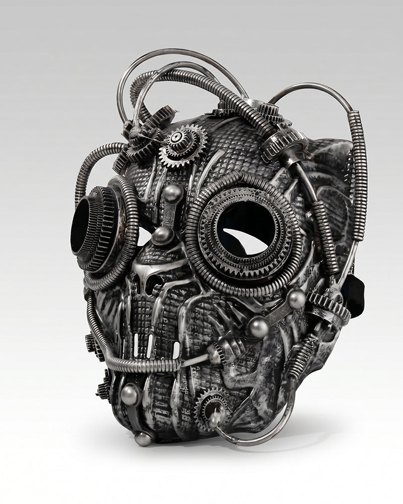 Futuristic Steampunk Gear Mask