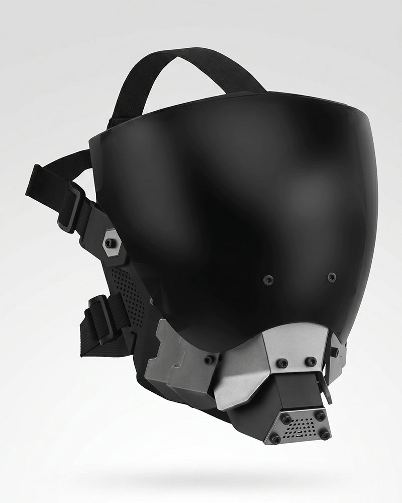 Cyberpunk Functional Half Helmet Mask
