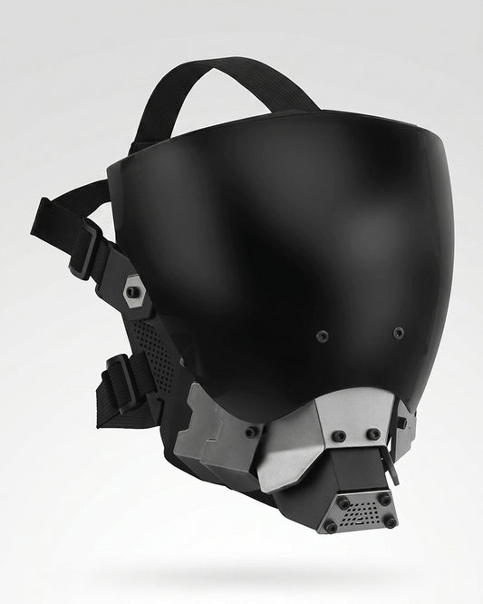 Cyberpunk Functional Half Helmet Mask