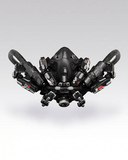 Futuristic Cyberpunk Half Face Mask