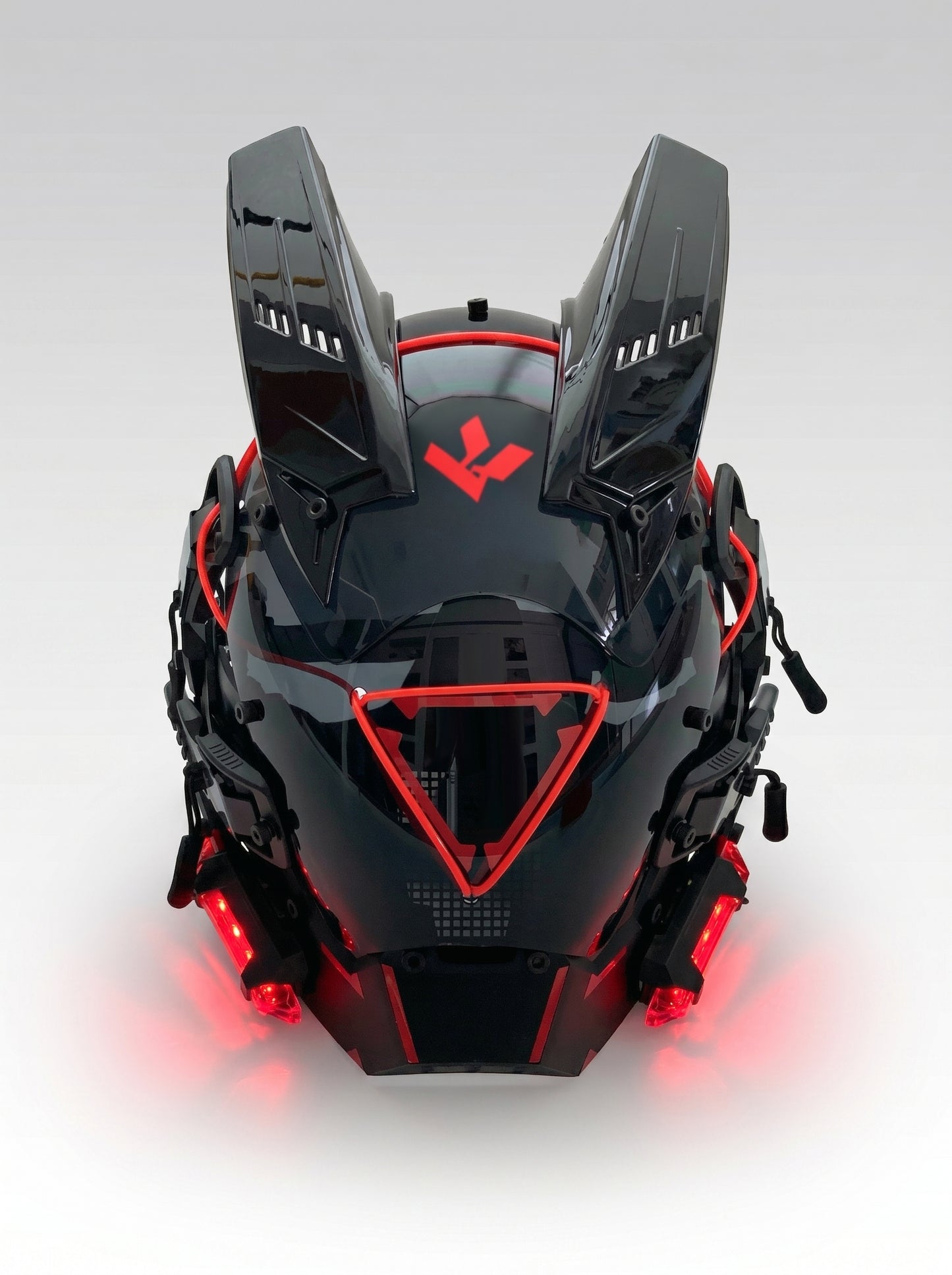 Cyberpunk Led Helmet Mask