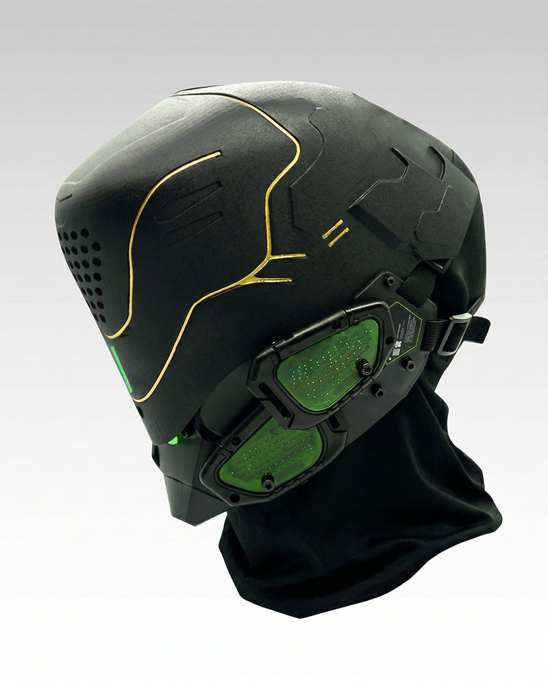 Futuristic Cyberpunk Helmet