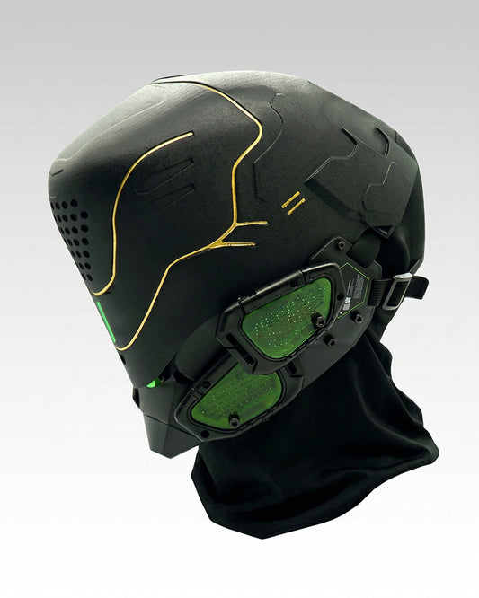 Futuristic Cyberpunk Helmet