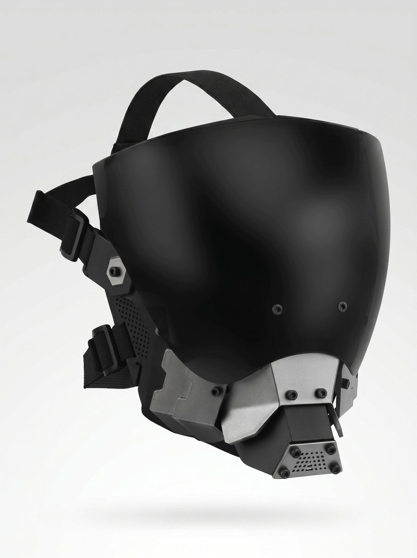 Cyberpunk Functional Half Helmet Mask